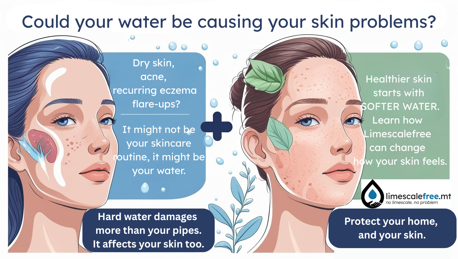 Could your water be causing your skin problems? Hard water in Malta and skin irritation